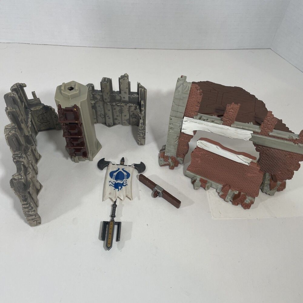 Heroscape Fortress of the Archkyrie Castle Terrain Parts Incomplete Lot